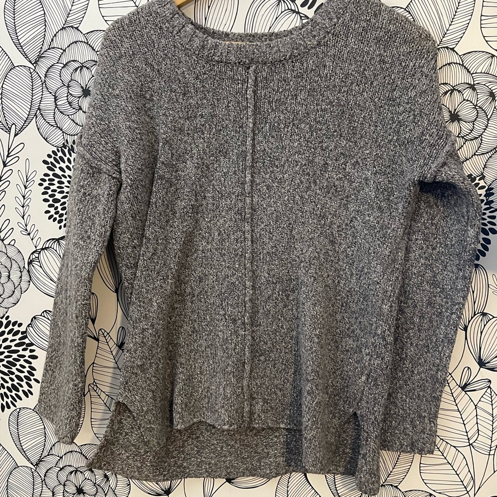 Olivia Sky Gray Marled Crewneck Sweater